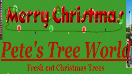 Pete's Tree World - Christmas Tree Lot - Christmas Trees Near Me